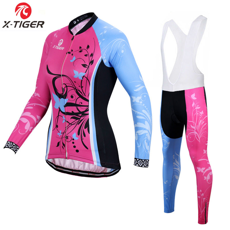 X-Tiger - Women's long-sleeved cycling set