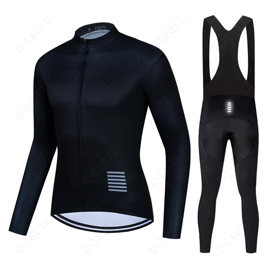 Long-sleeved cycling set